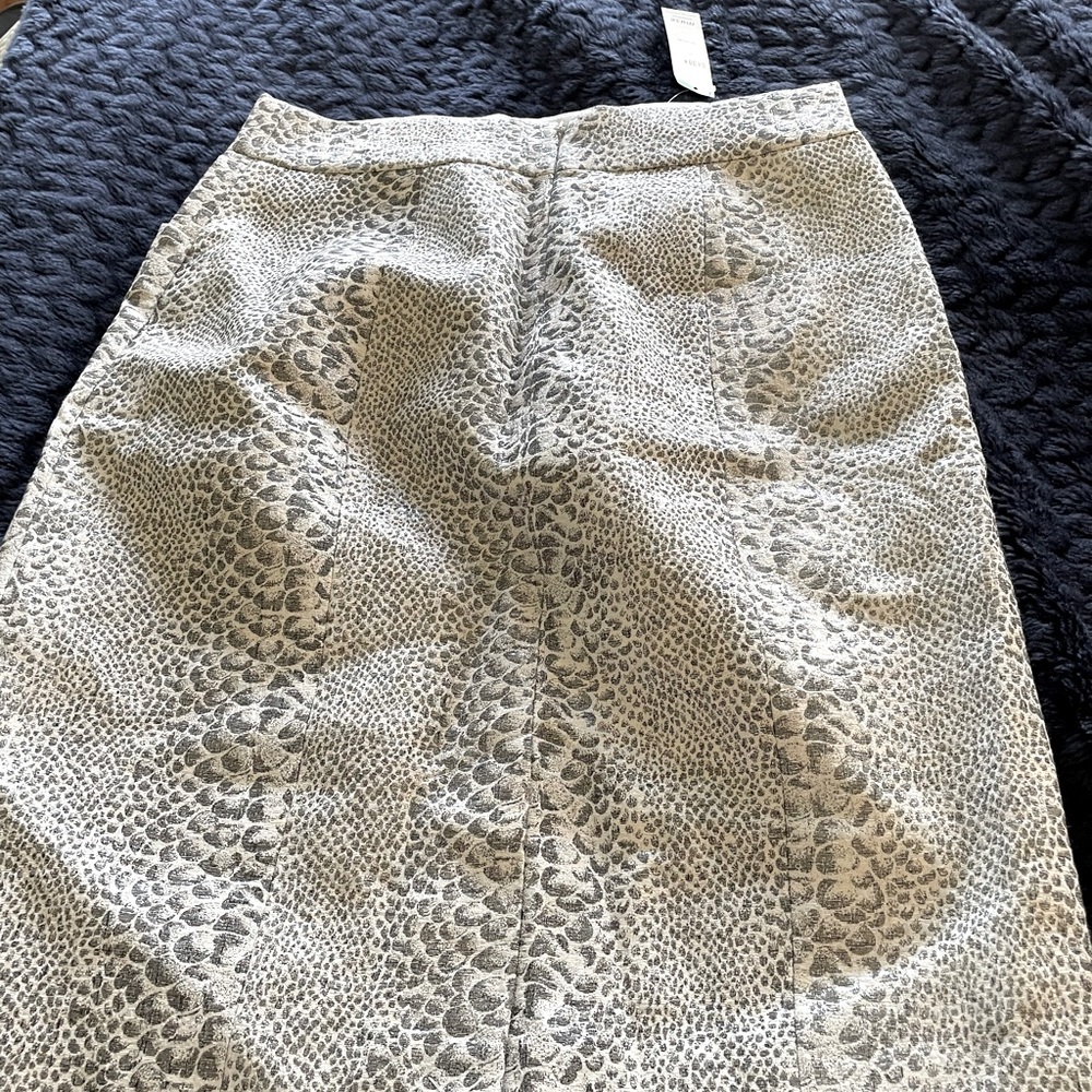 Boston Proper snake skin skirt,namer worn